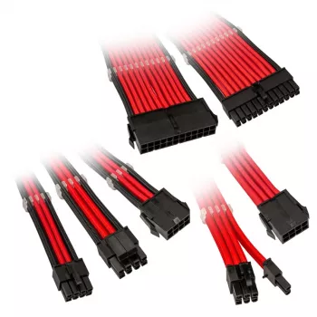 Kabel-Verlängerungskit Kolink Core Adept Rot 0,35 m 6 Stück
