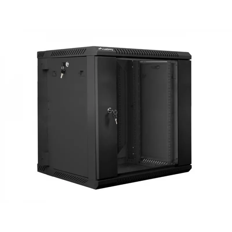 19 Zoll 12U Hängeschrank LANBERG 600x600 mm Schwarz
