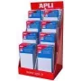 Etiketten-Sortiment agipa 112116 Karton-Display mit 160 Kleinpackungen