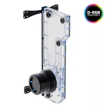 Singularity Resonance 2.0 Single D5 Distro Plate — Einzelpumpen-Reservoir-Distributionsplatte für individuelle Wasserkühlung