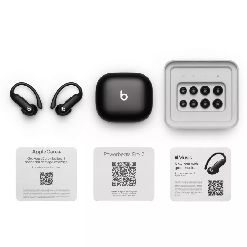 Beats Powerbeats Pro 2 Kopfhörer, Diamantschwarz, In-Ear, Kabellos, MX723ZM/A