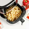 Heißluftfritteuse Taurus Air Fry 7S 1600W 6,5L, Edelstahl, 8 Programme, 80–200°C, Touch-Steuerung