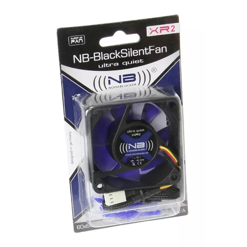 NOISEBLOCKER SchwarzSilentFan XR2 60mm Gehäuselüfter