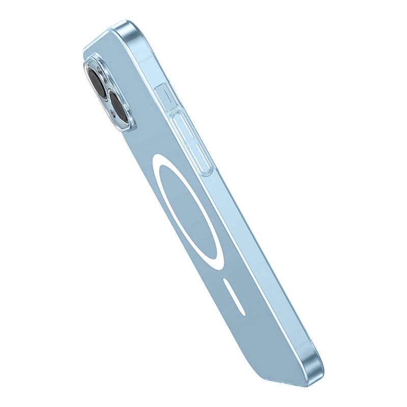 Baseus Crystal Series Magnetic Case für iPhone 14 Plus + gehärtetes Glas