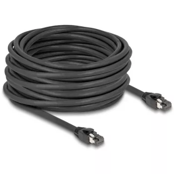 Netzwerkkabel DeLOCK RJ45 Cat.8.1 15m Schwarz