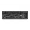 NATEC TASTATUR TROUT SLIM USB, US-LAYOUT, SCHWARZ