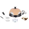 Pizzamaker Emerio PO-115985 4 Pizzas 900 W Schwarz Orange