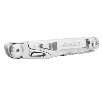 Multitool AZYMUT H2038B — 8-tools Edelstahl kompakt EDC, 173 mm, 125 g, mit Holster und Bitsatz