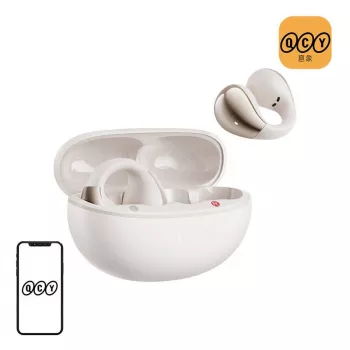 QCY Crossky Clip C30 Kopfhörer (weiß)