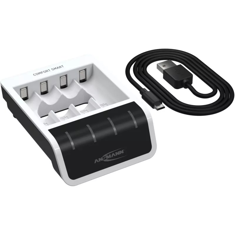 Batterieladegerät Ansmann Comfort Smart Haushalt Batterie USB
