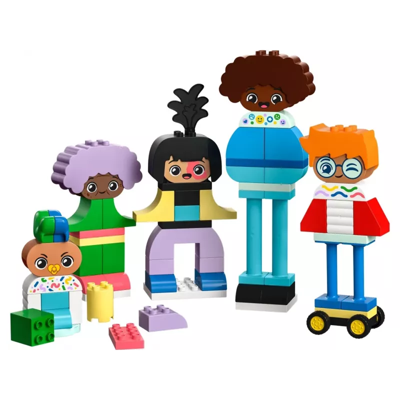 Konstruktionsspielzeug LEGO DUPLO 10423 baubares Menschensortiment, 71 Teile, ab 3 Jahren, Figuren 260 mm Höhe