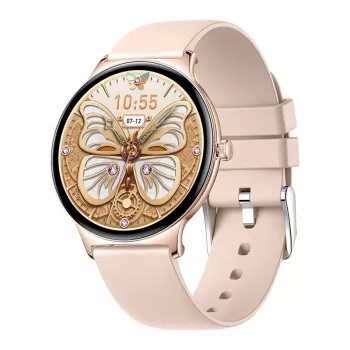 Smartwatch Colmi V89 Gold mit Bluetooth und Herzfrequenzmesser
