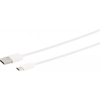 USB-Kabel S/CONN 14-13042 1,5 m USB A USB C Weiß