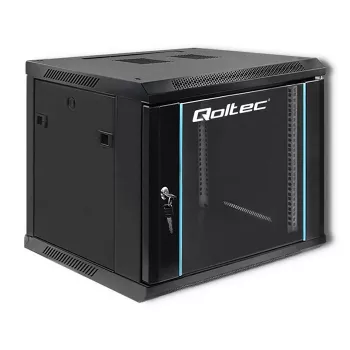 Netzwerkschrank QOLTEC 9U Modell 54466 – offener Rahmen 9U Server-/Rackmontageschrank