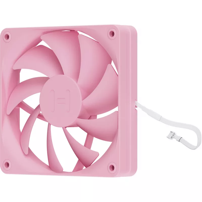 Computer-Kühlungslüfter HYTE FA12-SM-4 120 mm, 1500 U/min, 72 m³/h, 1,6 mmH2O, FDB, Rose, 4 Stück