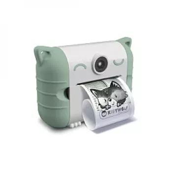 Kinder-Digitalkamera KIDYWOLF Kidyprint Grün Weiß