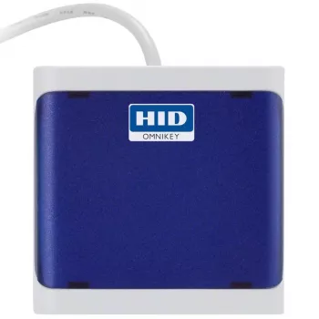 Kartenleser OMNIKEY 5023 Dunkelblau – HID OMNIKEY 5023 Kontakt-Chipkartenleser, Einzelgerät Farbe Dunkelblau