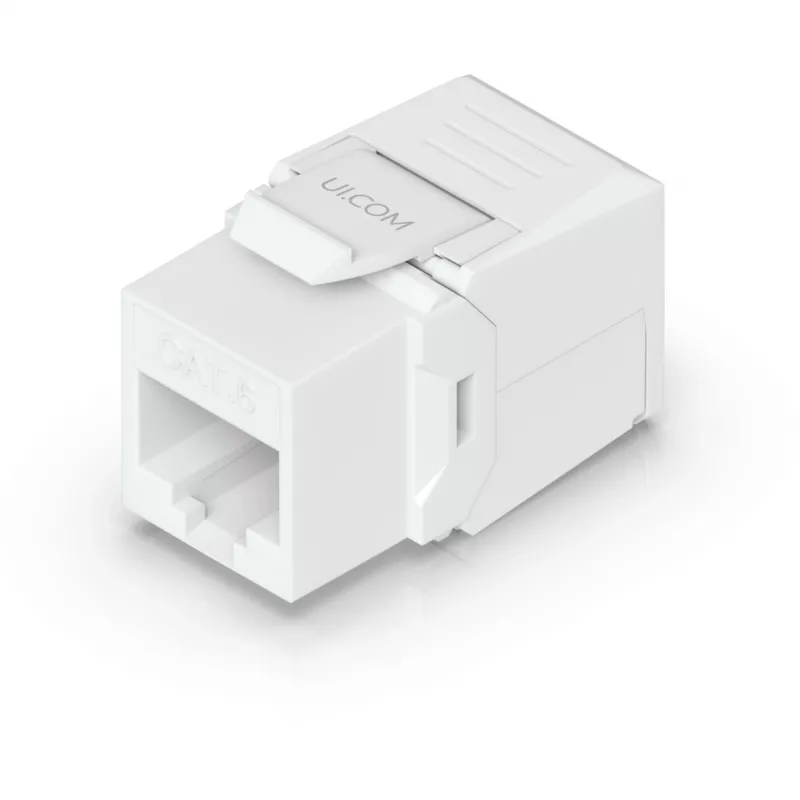 UBIQUITI CAT6 KEYSTONE JACK, 12ER-PACK. WERKZEUGLOSER KEYSTONE ZUM ANSCHLIESSEN EINER CAT6-ETHERNET-BUCHSE OHNE VERWENDUNG EINES PUNCH-DOWN- ODER CRIMPWERKZEUGS