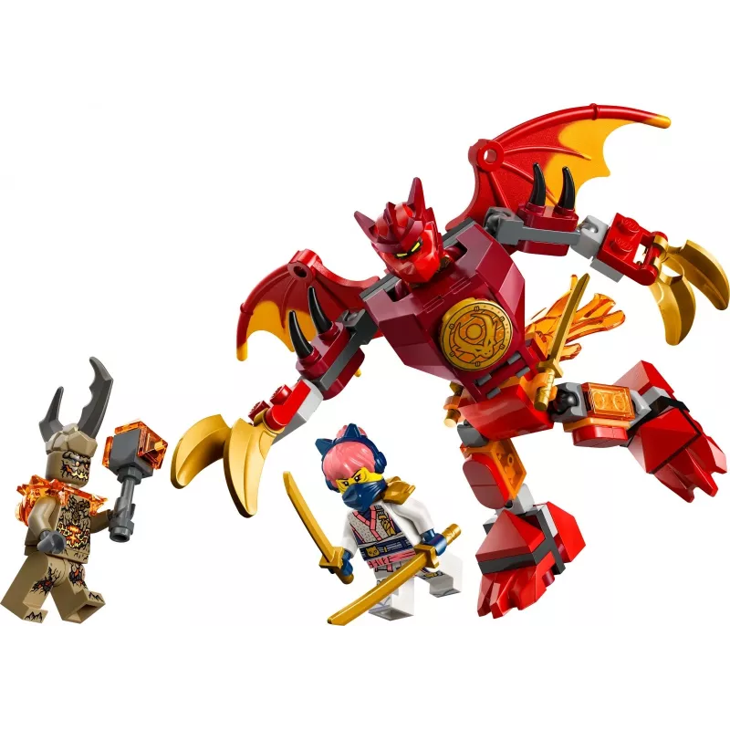 LEGO NINJAGO 71851 Kais Drachen-Mech-Battle-Pack