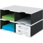 styrodoc duo Dokumenten-Ablagebox Polystyrol Schwarz - Grau (268-0222.98)