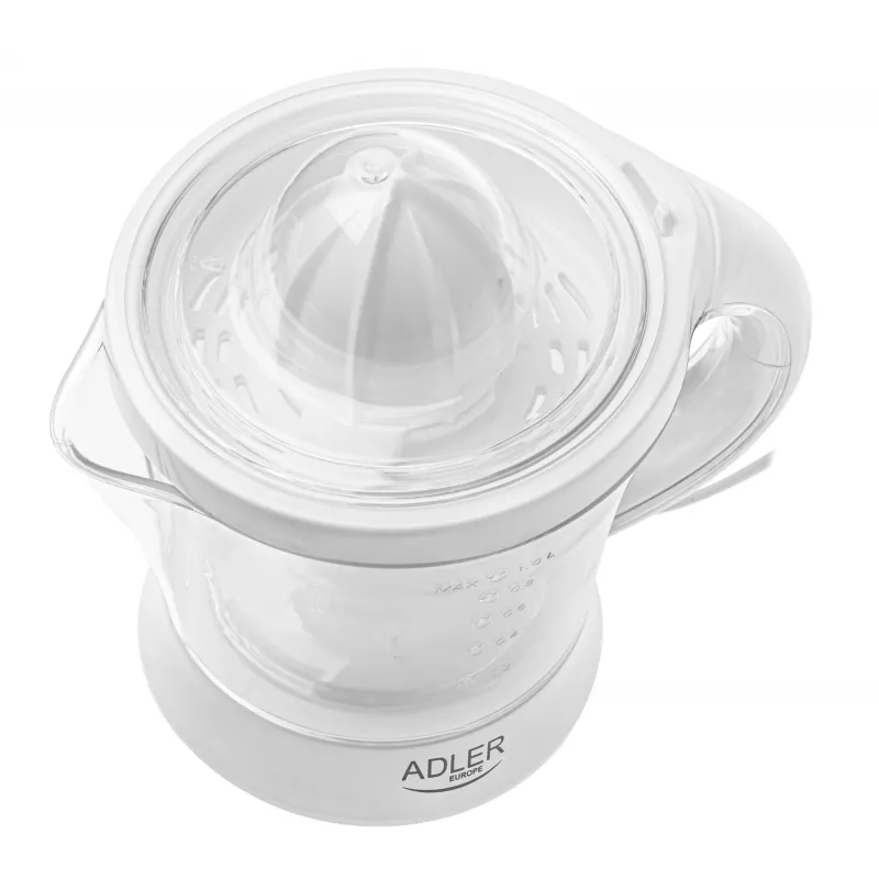 Adler Zitruspresse | AD 4014 | Typ Zitruspresse | Weiß | 40 W | Anzahl der Geschwindigkeiten 1