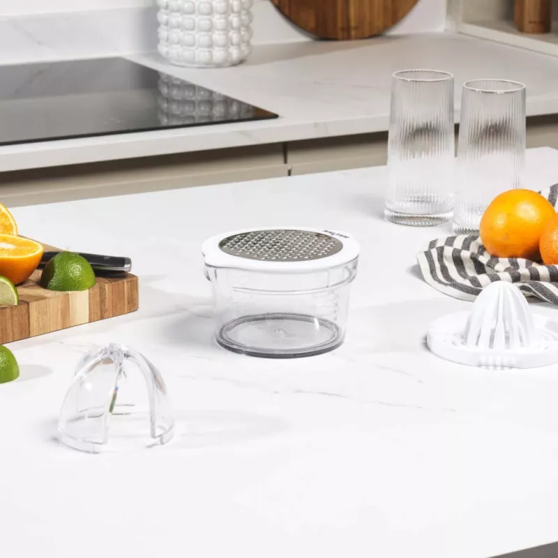 Zitruspresse Salter BW12004WEU7 4-in-1 kompaktes Design, einfach zu bedienen