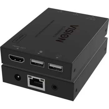 Vision TC-HDMIIPRX/3 - KVM-/Audio-/Infrarot-Extension - Empfänger - über CAT 6 - USB - bis 150 m