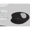 Mauspad DeLOCK Ergonomisches Mauspad mit Gel-Handgelenkstütze