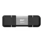 Silicon Power SP128GBUC3C51V1S USB-Stick 128 GB USB Typ-A / USB Typ-C 3.2 Gen 1 (3.1 Gen 1) Schwarz, Silber