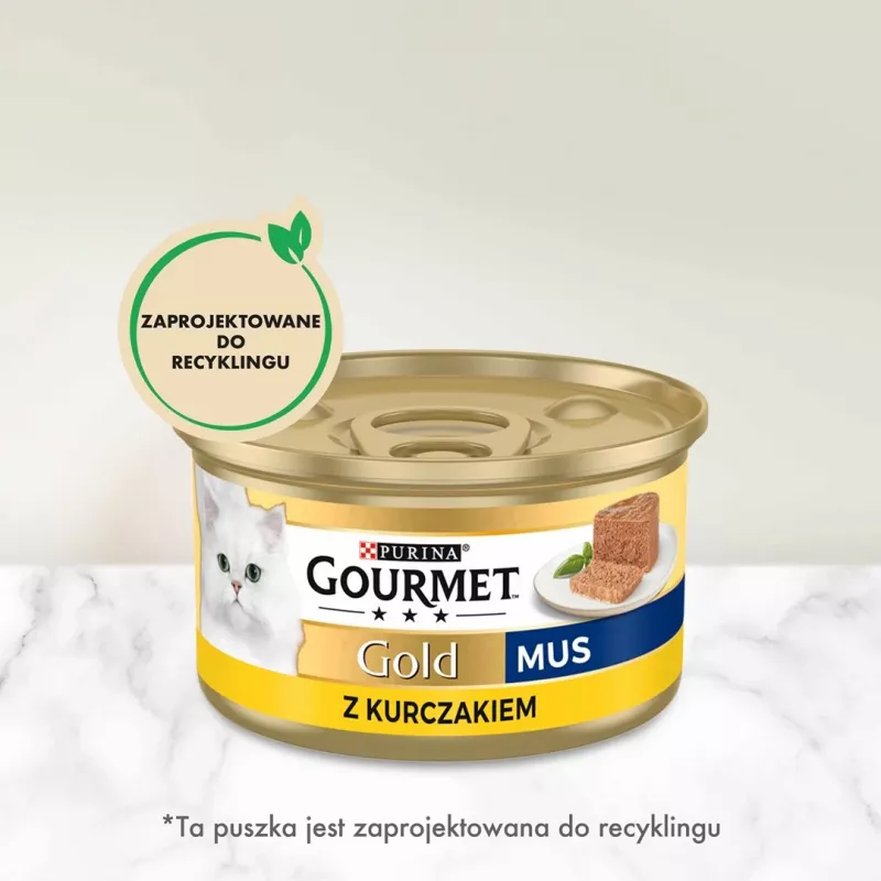 Purina Nestle Gourmet Gold - Lachs und Huhn - Nassfutter für Katzen - 85 g
