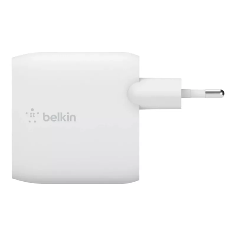 Belkin BOOST CHARGE - Netzteil - 24 Watt - QC 3.0 - 2 Ausgangsanschlüsse (USB) - Weiß (WCB002VFWH)