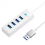 USB-Hub ORICO 4-Port USB 3.0 PW4U-U3 — 4x USB-A-Anschlüsse, USB 3.0 Transfer