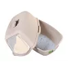 Katzentoilette DIAMENTIQ BAYA, Kunststoff, umkehrbare Türen, 55,5×40×38,7 cm, beige