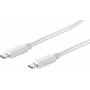 USB-Kabel ShiverPeaks BS13-45156 1,5 m USB 3.2 Gen 2 USB C Weiß