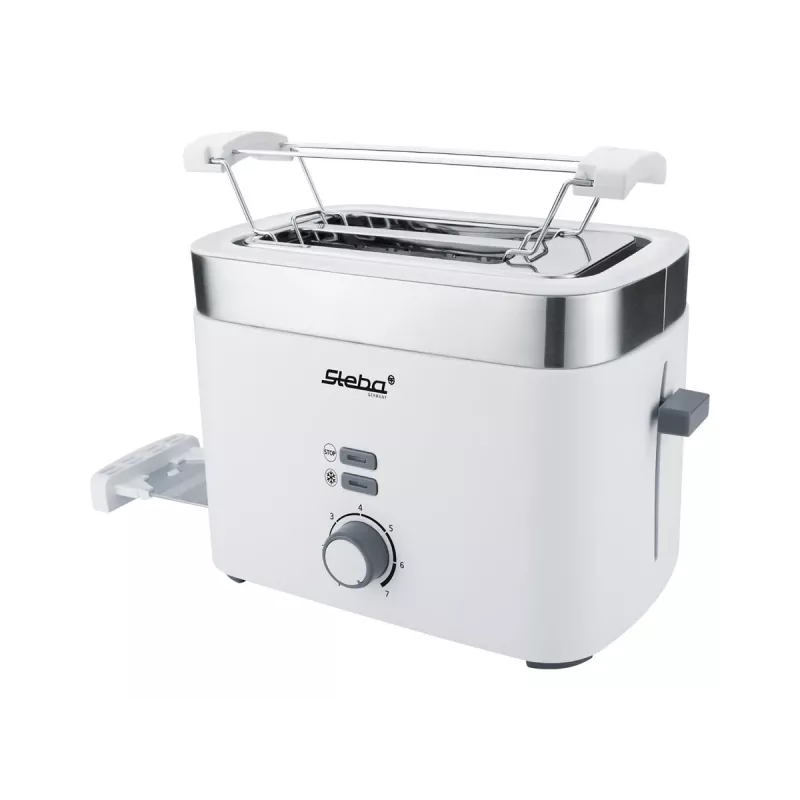 Toaster Steba TO 10 BIANCO 2 Scheiben 930 W Silber Weiß