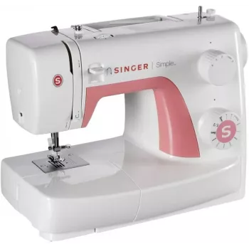 SINGER automatische Nähmaschine SIMPLE 3210 — elektrisch, 68 Stiche, 4-Schritt-Knopfloch, Freiarm, 5,5 kg