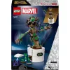 LEGO Marvel Dancing Groot baubare animierte Actionfigur – Guardians of the Galaxy Charakter – interaktives handbetriebenes Spielset für Kinder – Superheld