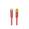 Netzwerkkabel Lanberg PATCHCORD KAT.6A S/FTP LSZH CU 1M Rot