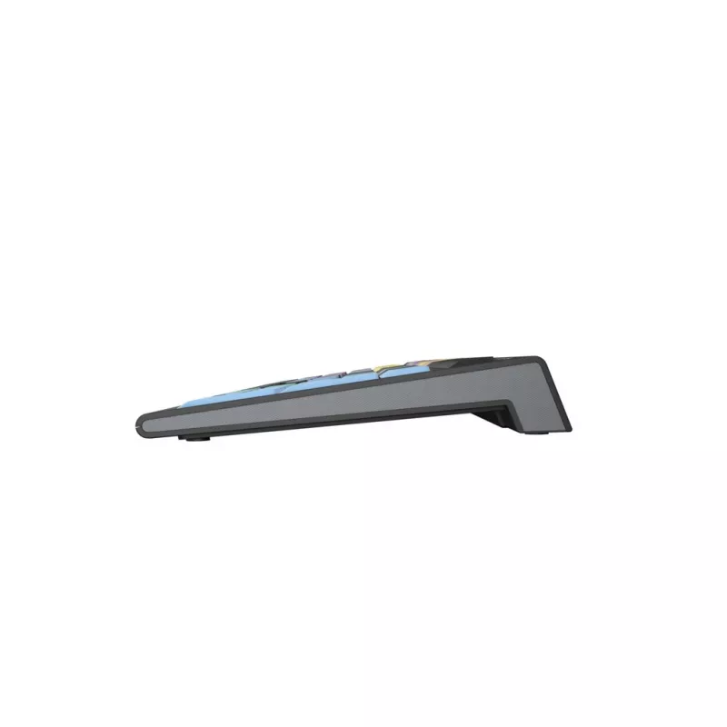 Tastatur Logickeyboard LKB-CBASE-A2PC-FR Universal USB AZERTY Französisch Schwarz