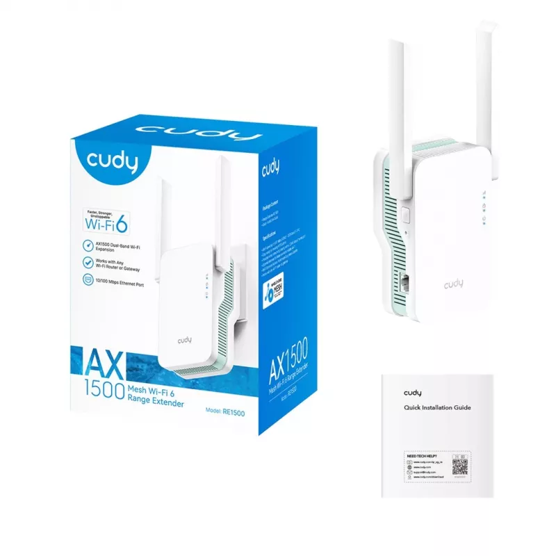 CUDY RE1500 Mesh Wi-Fi 6 Signalverstärker