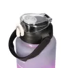 Extralink Motivations-Trinkflaschen-Set 3W1 Pink-Schwarz 2000ML+900ML+300ML