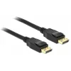 Delock - DisplayPort-Kabel - DisplayPort (M) zu DisplayPort (M) - 3 m - verriegelt - Schwarz