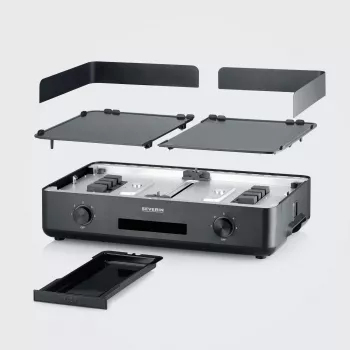 Kontaktgrill Severin PG 8569 2200 W Schwarz Aluminium Kunststoff