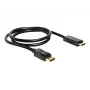 Displayport/HDMI-Kabel DeLOCK 82586 1m Schwarz