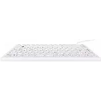 GETT InduProof Smart Compact USB (US/EU) Silicone IP68 Tastatur desinfizierbar waterproof Weiß 86 Buttons (KG20231)