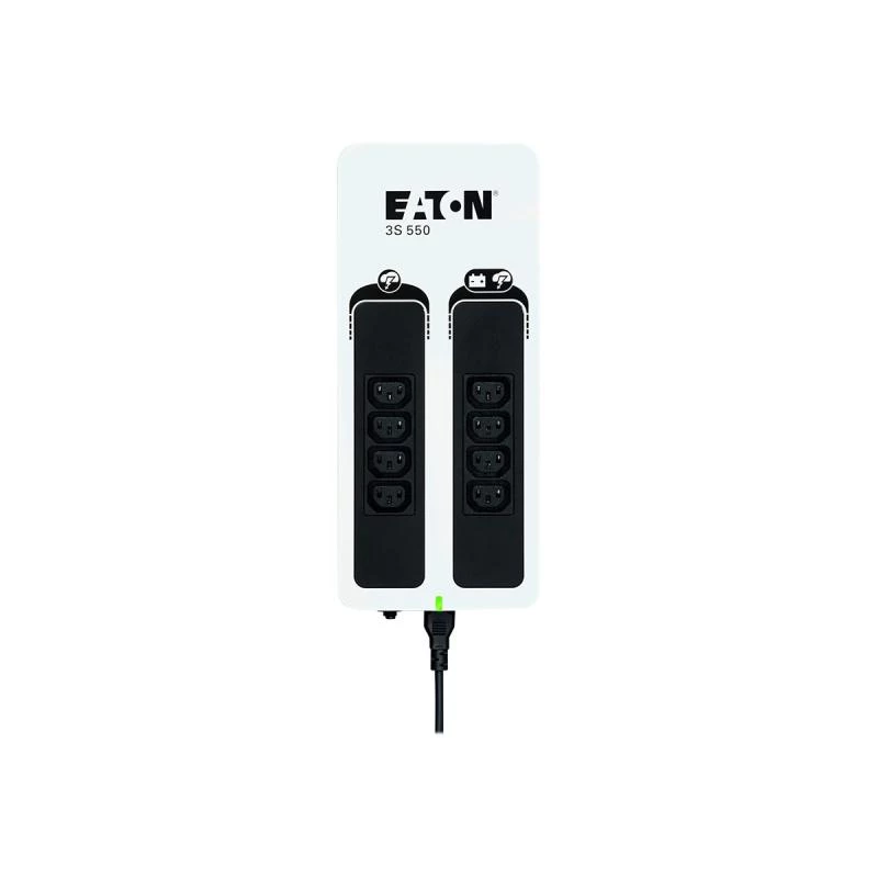 Eaton 3S550I USV (unterbrechungsfreie Stromversorgung) Standby (Offline) 0,55 kVA 330 W 8 AC-Ausgänge