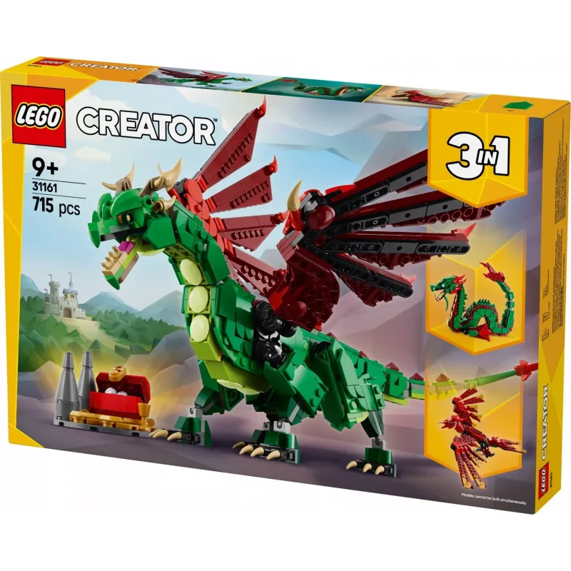 LEGO CREATOR 3 IN 1 31161 Mittelalterlicher Drache