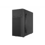 PC-Gehäuse NATEC Helix Mini Tower Schwarz — microATX/Mini-ITX, 3×3,5 Zoll + 5×2,5 Zoll, 33 cm GPU, USB-C/USB-A Anschlüsse