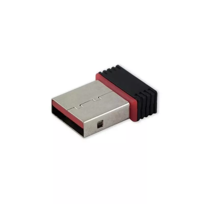Kabelloser USB-Netzwerkadapter SAVIO CL-43 Wi‑Fi 4 (802.11n) 150 Mbit/s, Realtek RTL8188CU, Schwarz