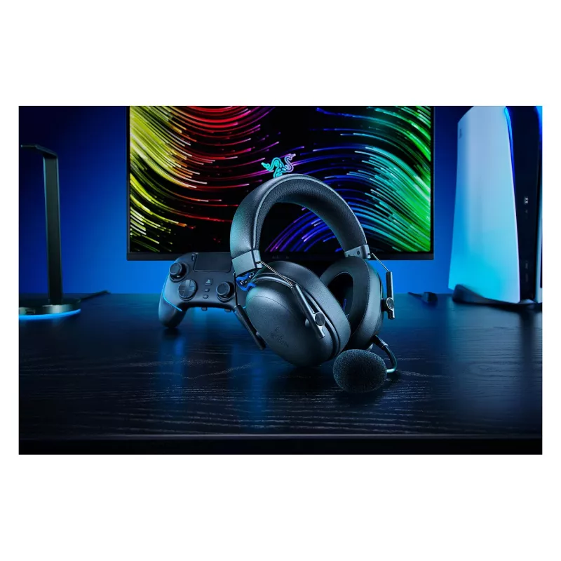 Razer | BlackShark V3 für PlayStation | Bluetooth | Over-Ear | Mikrofon | Kabellos | Schwarz